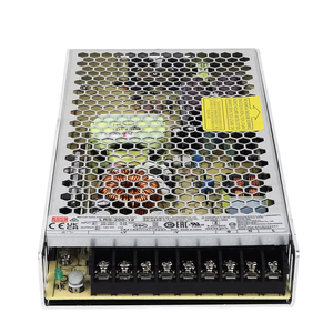 Alimentation à découpage MeanWell LRS 200 12, 12V 17A 204W, boîtier métallique pour équipement d'automatisation, éclairage LED, contrôle CNC - Product Image 6