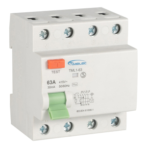 Disjoncteur différentiel (RCD/RCCB) 3P+N 63A TML1-63 de type G (type S) électromagnétique de Chine – Prix et fournisseurs - Product Image 1