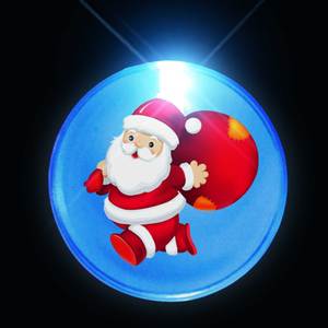 Quần áo phụ kiện Led mang nhãn hiệu Frosted bề mặt huy hiệu nhấp nháy nút <span class=keywords><strong>pins</strong></span> - Product Image 3