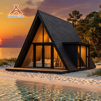 Kawagebo Kamp (KK) S390Pro 39 ㎡   Casa Prefabricada Modular de Lujo en Forma de A, Villa Prefabricada de Acero, Casa Pequeña Portátil