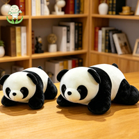 Peluches personnalisées de luxe, jouets en peluche panda doux et élégants