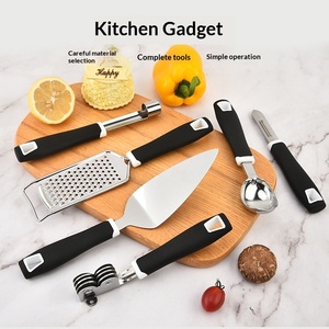 Rallador <span class=keywords><strong>de</strong></span> Queso, Cortador <span class=keywords><strong>de</strong></span> Pizza, Cuchillo <span class=keywords><strong>de</strong></span> Cocina, Rallador, Cuchara para Helado, Multifuncional, <span class=keywords><strong>de</strong></span> Acero Inoxidable 430 - Product Image 2