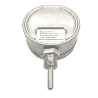 LCD Display 150 Degree Digital Gas Temperature Gauge Thermometer