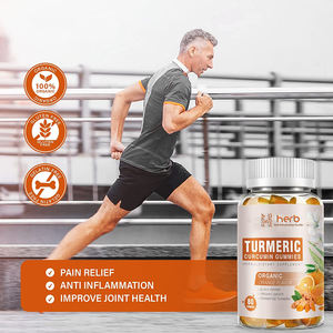 Gummies véganes de curcuma et gingembre à marque privée OEM pour adultes : compléments énergétiques et santé - Product Image 2