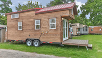 Tiny House Préfabriquée sur Roues avec Salon pour la Nouvelle-Zélande