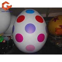 Œufs gonflables pour la décoration de scène, œufs de Pâques gonflables géants pour les événements festifs
