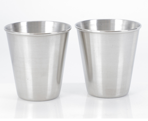 Gobelet à eau et à bière portable pour le camping en plein air, en acier inoxydable argenté, avec logo personnalisé, multi-capacités - Product Image 3