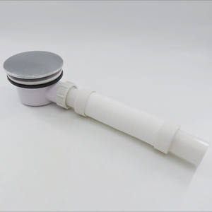 Scarico doccia, vassoio doccia in ABS cromato da 90mm sifone scarico per la prevenzione degli odori sottile, scarico laterale P Trap - Product Image 4