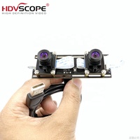 Caméra Web Binoculaire Mobile 2MP 1080P Sans Distorsion Flexible 3040*1520 Double Objectif Module de Caméra USB pour Reconnaissance Faciale 3D VR