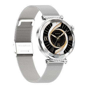 <span class=keywords><strong>Montre</strong></span> <span class=keywords><strong>connectée</strong></span> AMOLED de luxe HK88 pour femmes 2025, écran tactile 1,19 pouces, compatible téléphone, pour filles et femmes - Product Image 3