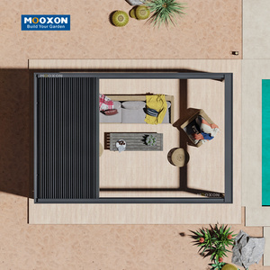 Bán buôn có thể thu vào pergola cơ giới <span class=keywords><strong>louver</strong></span> mái ngoài trời không thấm nước gian hàng cho các nhà hàng và quán cà phê - Product Image 1