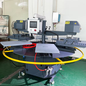 เครื่องปั๊มความร้อนแบบหมุน6สถานีเครื่องถ่ายแบบระเหิด40x60สำหรับพิมพ์เสื้อผ้าตามสั่งพิมพ์ - Product Image 1
