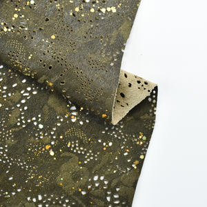 Materiale in Pelle di Crine di Cavallo all'Ingrosso, Vera Pelle con Stampa Animale, Tessuto in Pelle Bovina Genuina per Scarpe e Borse - Product Image 1