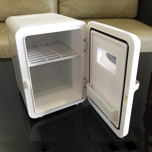 Mini Fridge 4L Can Skincare Fridge Portable Small Refrigerator for Skincare Beverage Food Cosmetics Home Office