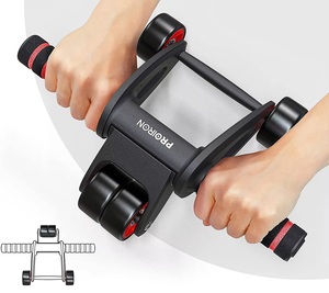 Rodillo Abdominal Plegable 6 en 1 de Acero para Ejercicio en Casa, Equipo de Gimnasio con Rodillera y Colchoneta, Venta al por Mayor de Fábrica - Product Image 3