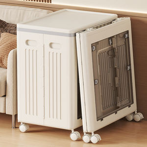 Contenedor de Almacenamiento Plegable Multifuncional para Dormitorio, Muebles para el Hogar, Caja de Juguetes, Caja de Almacenamiento Plegable de PP - Product Image 1