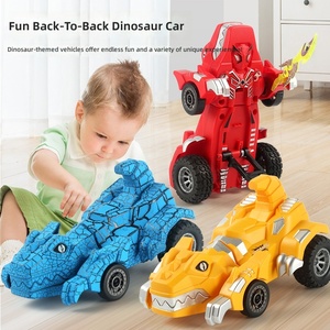 Voiture à friction multifonction <span class=keywords><strong>de</strong></span> haute qualité, style dinosaure, chariot transformable à rétrofriction pour cascades - Product Image 3