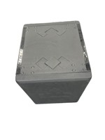 Boîtier rack 8U 12U 14U 16U sur roues, boîtier d'équipement détachable ignifuge et anti-choc pour appareils professionnels de sonorisation et d'éclairage de scène