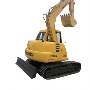 Miniexcavadora Komatsu PC60 PC55 PC35 con Cucharón de Excavación, 5 Toneladas de Peso Operativo, Máquina Hidráulica de Orugas - Product Image 1