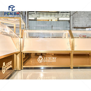 Vetrine per Gioielli di Guangzhou, Vetrina Espositiva alla Moda in MDF per Duty Free Shop con Cassetti - Product Image 4