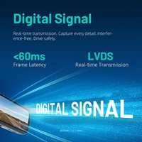 Caméra de tableau de bord LCD 9,35 pouces avec écran miroir pour streaming multimédia, vision nocturne, double caméra USB, capteur Sony, pour camions et voitures BYD