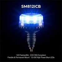 Balise d'avertissement LED en plastique de haute qualité pour véhicules avec aimant puissant, indice de protection IP66 pour autoroutes et aéroports, lumière constante/clignotante