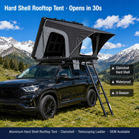 Carpa de Techo Rígida de Aluminio Zentopia, para 4 Estaciones, Fácil de Instalar, Ligera, con Escalera para SUV 4x4, Venta al Por Mayor