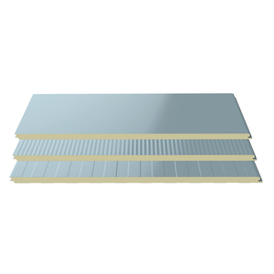 Panneaux muraux PIR en <span class=keywords><strong>polystyrène</strong></span> blanc pré-fabriqués <span class=keywords><strong>de</strong></span> 100 mm, résistants au feu, design industriel, garantie à vie - Product Image 1