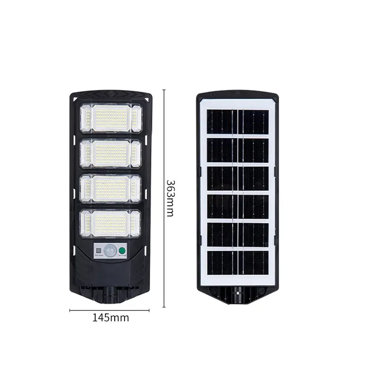 Lampadaires 솔레어 원격 제어 LED 가로등 야외 고품질 태양 광 가로등 2 in 1 100w 200w 300w 400w 조명