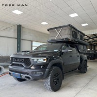 Camper pour pick-up 4x4, voyage de loisirs, intérieur avec douche, aluminium, caméra de toit escamotable pour Ram 1500 TRX