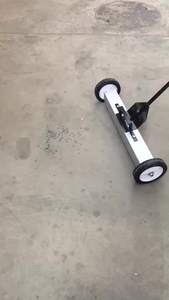 Barredora con ruedas Heavy Duty Pick up Nails Objetos ferrosos sueltos Imán fuerte Techo rodante a mano Barredora magnética para pisos - Product Image 4