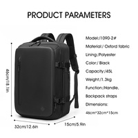 Mochila de Lujo Antirrobo e Impermeable para Negocios y Viajes con Compresión al Vacío para Hombre