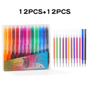 <span class=keywords><strong>Stylo</strong></span> gel <span class=keywords><strong>effaçable</strong></span> G9000, 12 couleurs, séchage rapide, multicolore, avec gomme, vente en gros, usage scolaire - Product Image 6