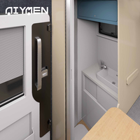 Camper de camión ligero de 1-2 toneladas con camioneta de baño y cama Tiny Slide-In RV de distribuidores, remolques de viaje a la venta