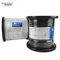 SVT 5-adriges 18AWG-transparentes PVC-Kabel und Kabel 105 Grad 300V Litzen-Flach netzteil 220V Nennspannung