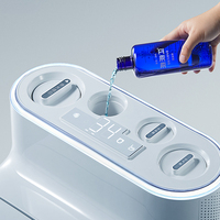 WC intelligent S1 moderne en céramique avec bidet intégré, chasse d'eau automatique, capteur de mouvement, siège chauffant et siphon en P allongé