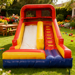 Structure gonflable 3 en 1 avec toboggan et trampoline, imperméable, pour enfants, pour jardin, cour arrière, parc aquatique - Product Image 4
