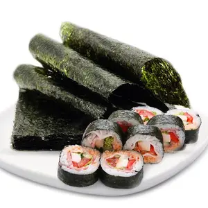 Japanse Sushi Hot Verkoop Snelle Verzending Geroosterde Onigiri Nori Zeewier Wrapper Geroosterde Sushi Nori Voor Sushi Eten En Restaurants