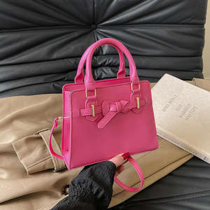 Sac fourre-tout classique à nœud papillon, grande capacité, couleur unie, mode décontractée pour femmes - Product Image 6