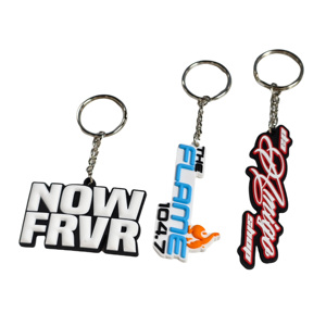 CCH Custom Design Keychain Soft 2D Rubber PVC <b>Key</b> <b>Chain</b> - Product Image 3