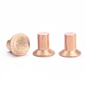 Bolsa de 5-20 piezas de remaches sólidos avellanados de cobre de alta calidad M2-M8 personalizables, estándar GB869, grado 4.8, modelo ZT-CU-869 - Product Image 1