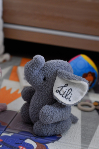 <span class=keywords><strong>Peluche</strong></span> Elefante Personalizzato <span class=keywords><strong>con</strong></span> <span class=keywords><strong>Nome</strong></span> Ricamato per Baby Shower e Decorazione Cameretta - Product Image 5