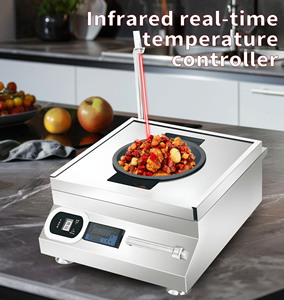 OEM/ODM 8KW fornello a induzione a bruciatore singolo commerciale con pannello in ceramica, Hotpot portatile per alberghi - Product Image 6