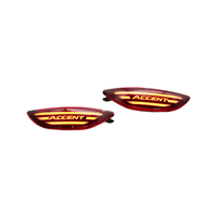 Feu arrière de pare-chocs arrière pour Hyundai Accent Solaris berline 2012-2017, feu stop LED