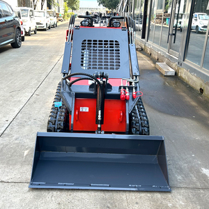 Miễn phí vận chuyển Trung Quốc các nhà sản xuất bán Kubota/Yanmar động cơ 1ton 1000kg Mini Skid chỉ đạo Bộ nạp với 4 trong <span class=keywords><strong>1</strong></span> xô - Product Image 3