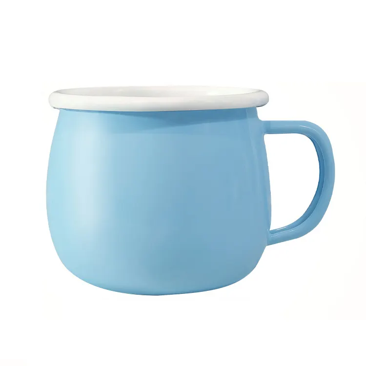 Manufacturer hot sale blank decal travel coffee mug cups enamel coffee mugs