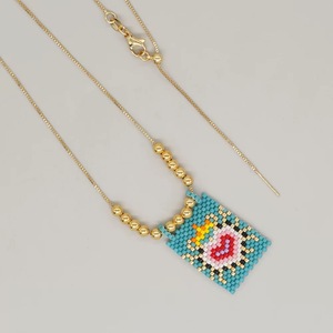 LS-B4142 베스트 세일 골드 체인 목걸이 하트 펜던트 목걸이 여성용 남성용 고급 미유키 목걸이 - Product Image 6