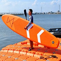 Planche de Stand Up Paddle Gonflable Drop Stitch Écologique à 3 Ailerons, Impression Personnalisée, Vente en Gros Usine pour Sports Nautiques Offshore en Gros