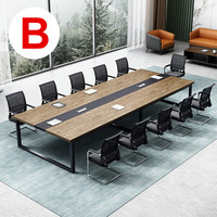 Mobilier de direction moderne Table en bois pour 10 ou 12 personnes Table de réunion de luxe Table de conférence pour bureau