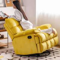 Fauteuil de relaxation moderne et minimaliste, canapé individuel, fauteuil de salon, canapé paresseux multifonctionnel, chaise à bascule